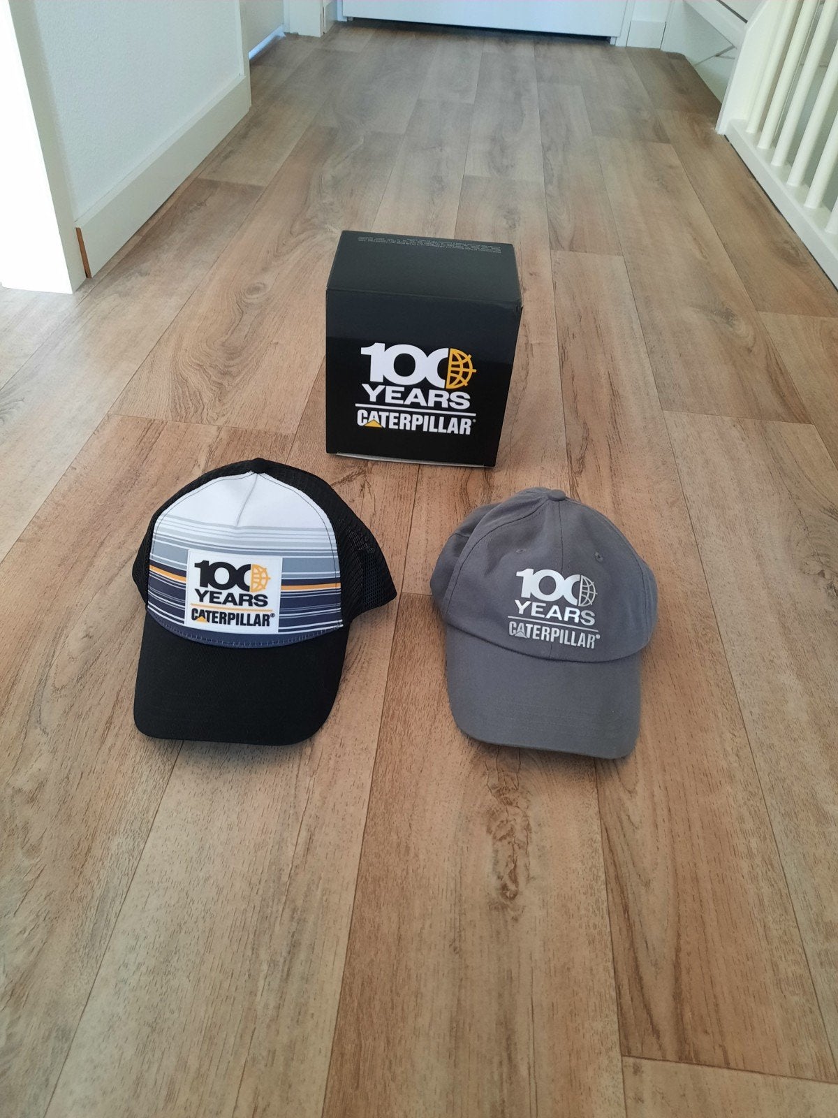 Caterpillar 100 Jaar Jubileum Petten (2 stuks), Nieuw, Pet, Caterpillar, One size fits all