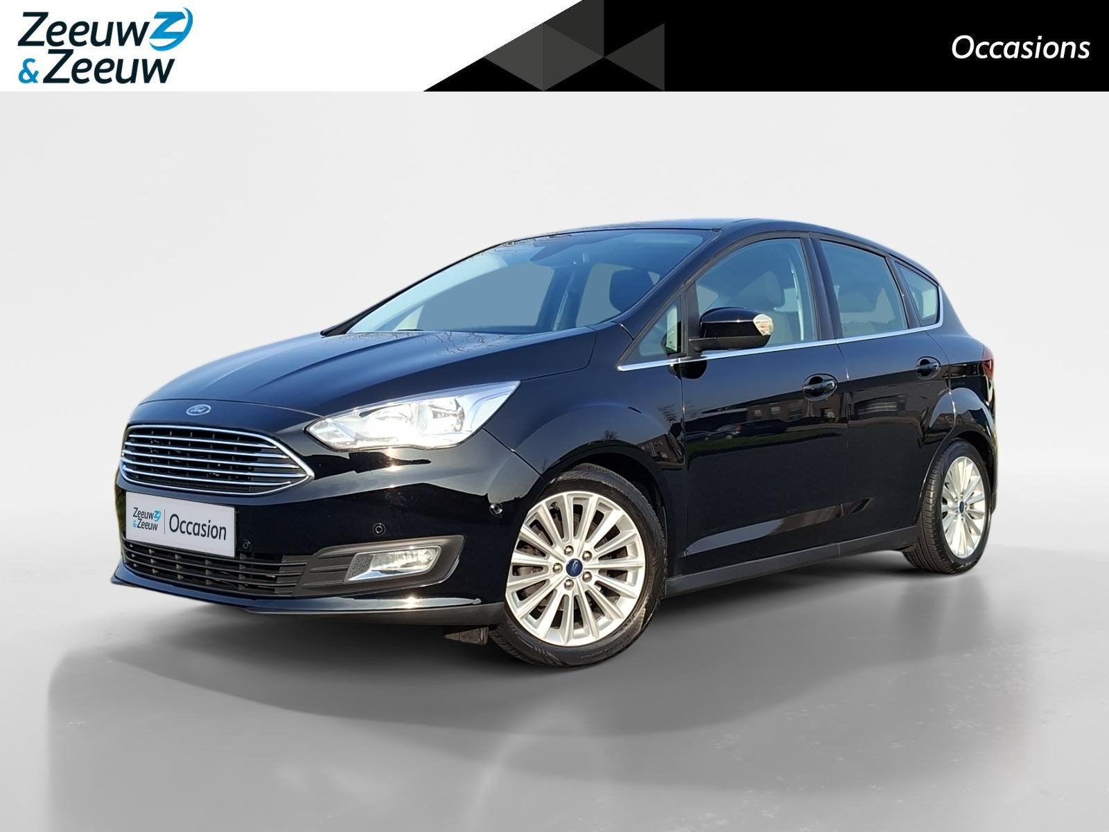 Ford C-Max 1.0 Titanium | Camera | El. Achterklep | Climate, Voorwielaandrijving, 12 maanden, Gebruikt, Zwart
