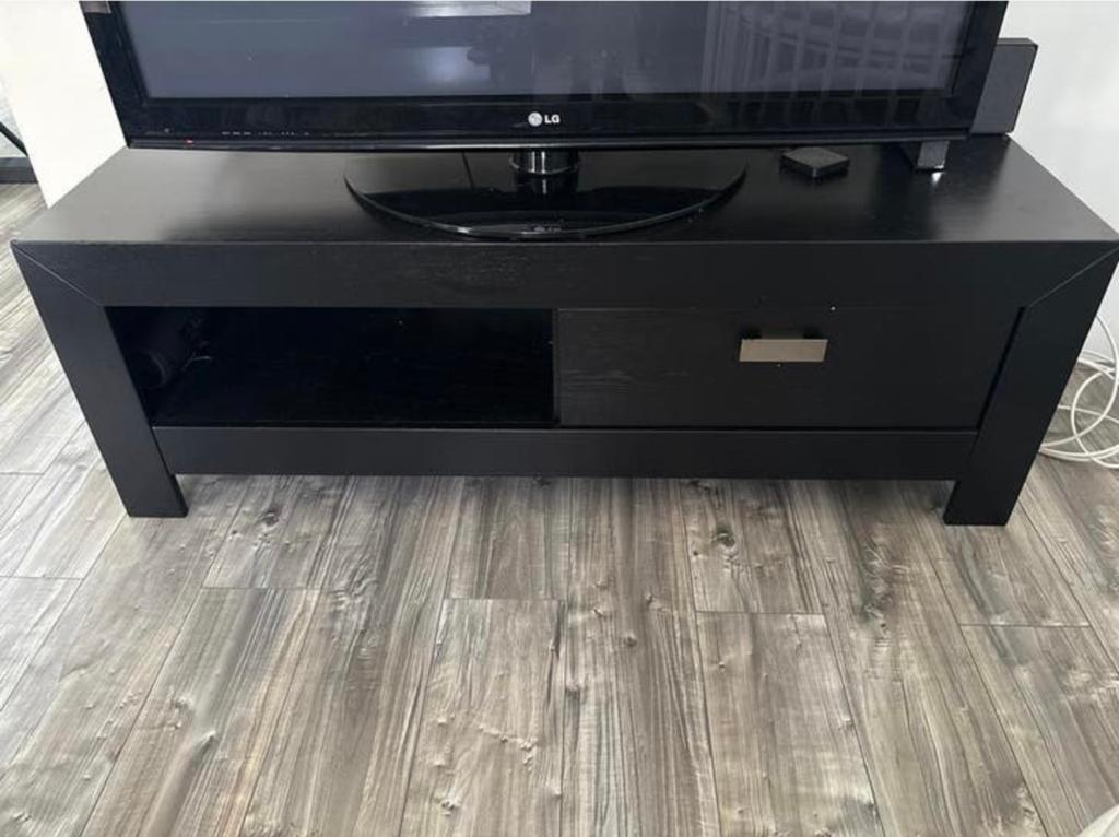 Tv meubel zwart, Huis en Inrichting, Ophalen, Zo goed als nieuw, 25 tot 50 cm, Minder dan 100 cm