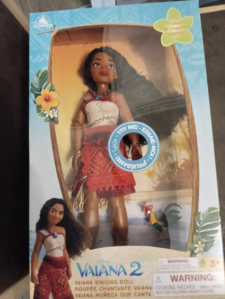 Disney - zingende Vaiana pop - nieuw, Ophalen of Verzenden, Overige figuren, Nieuw, Overige typen