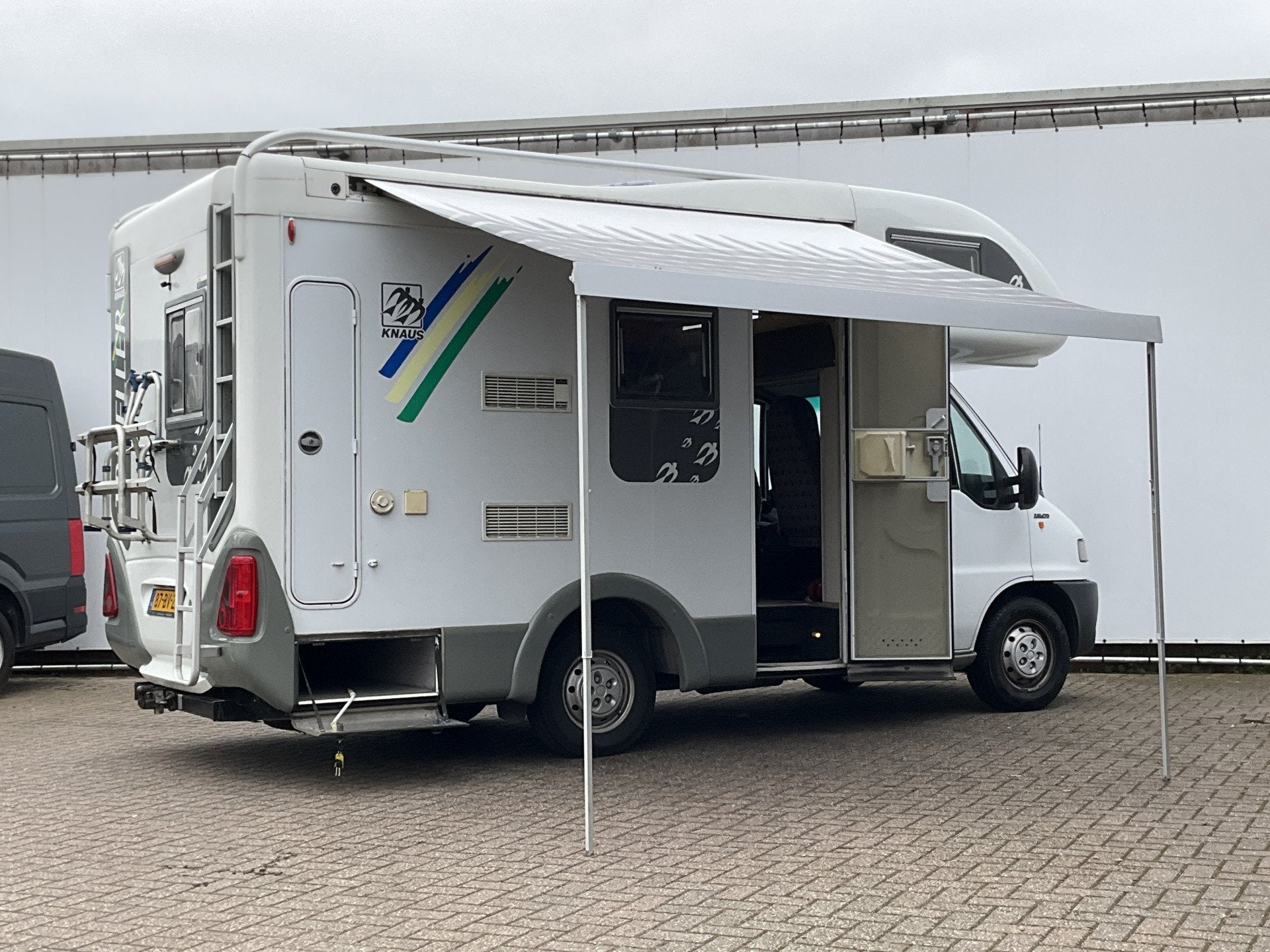 Fiat 230 2.8D Knaus Traveller Cruise-Conrtol Trekhaak Fietsd, Afzuigkap, Info@garageploegh.nl, Bedrijf, Fiat