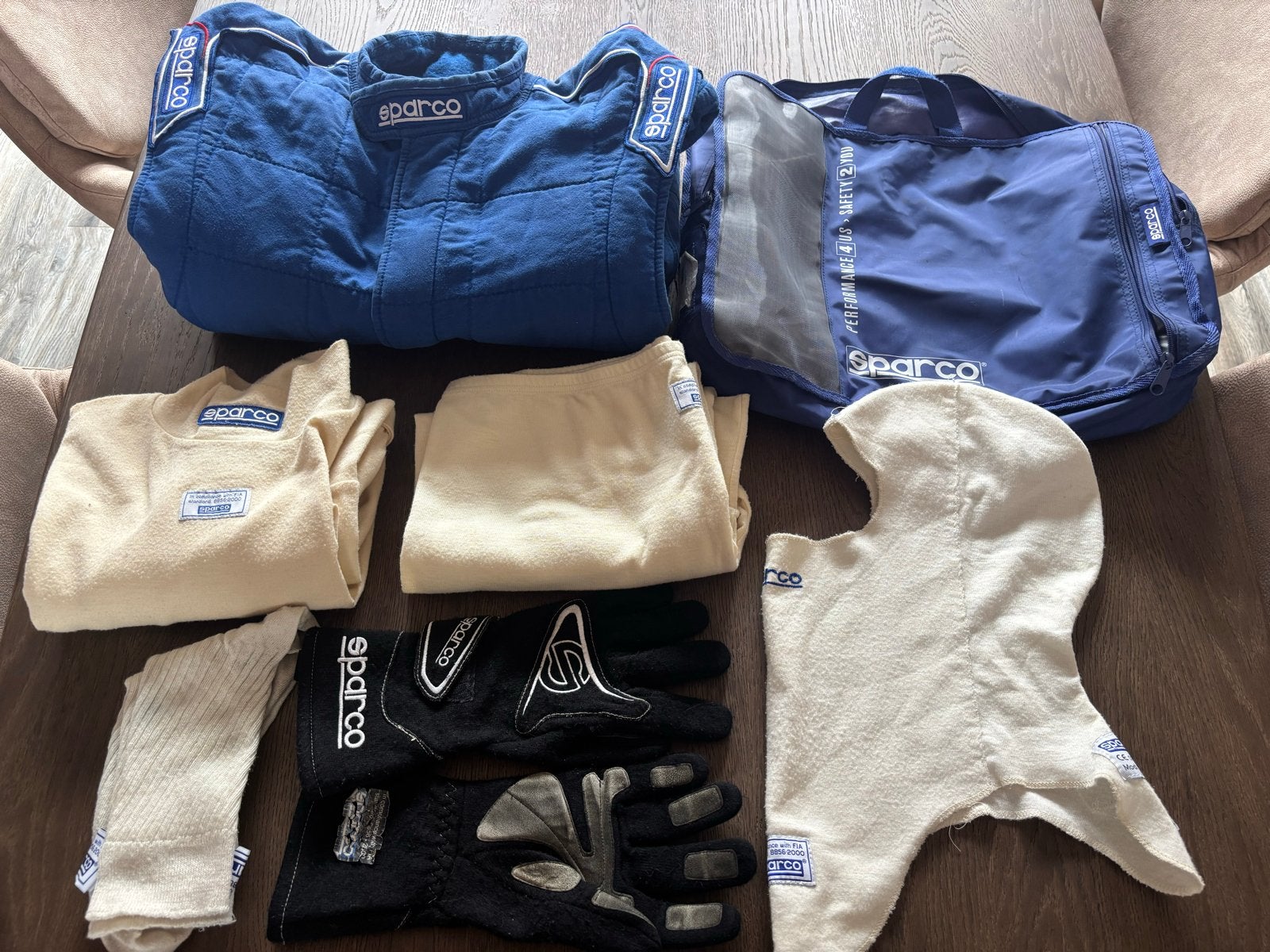 Sparco Race Rally Autocross Overall Set - Maat 60, Ophalen of Verzenden, Gebruikt