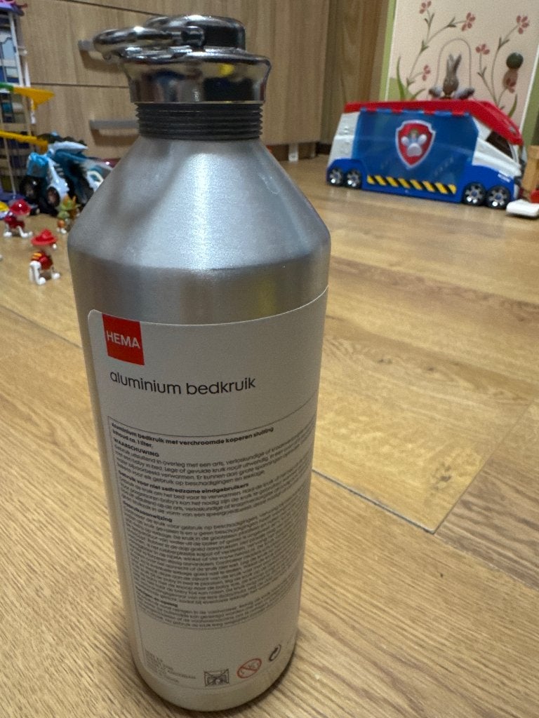 Hema aluminium bedkruik met hoes, Ophalen of Verzenden, Zo goed als nieuw