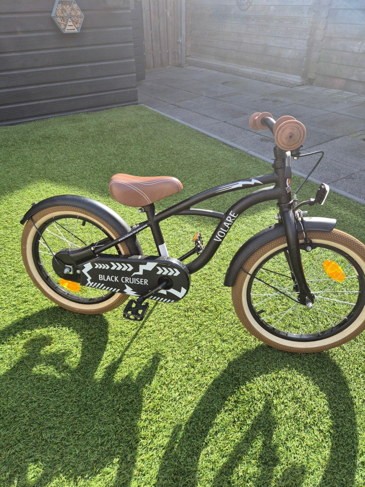 Volare Black Cruiser Kinderfiets 16 inch, Ophalen, Terugtraprem, Volare, 16 tot 20 inch