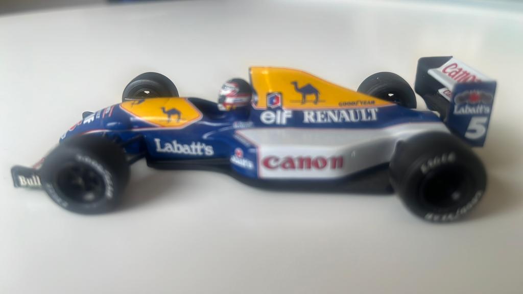 Williams FW14 F1 Modelauto - Nigel Mansell, Ophalen of Verzenden, Zo goed als nieuw, Auto, Overige merken