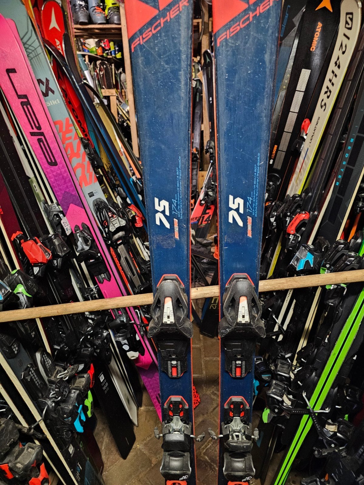 174 fischer rc one 75 all sneeuw carve skis, Sport en Fitness, 160 tot 180 cm, Fischer, Ophalen of Verzenden, Zo goed als nieuw