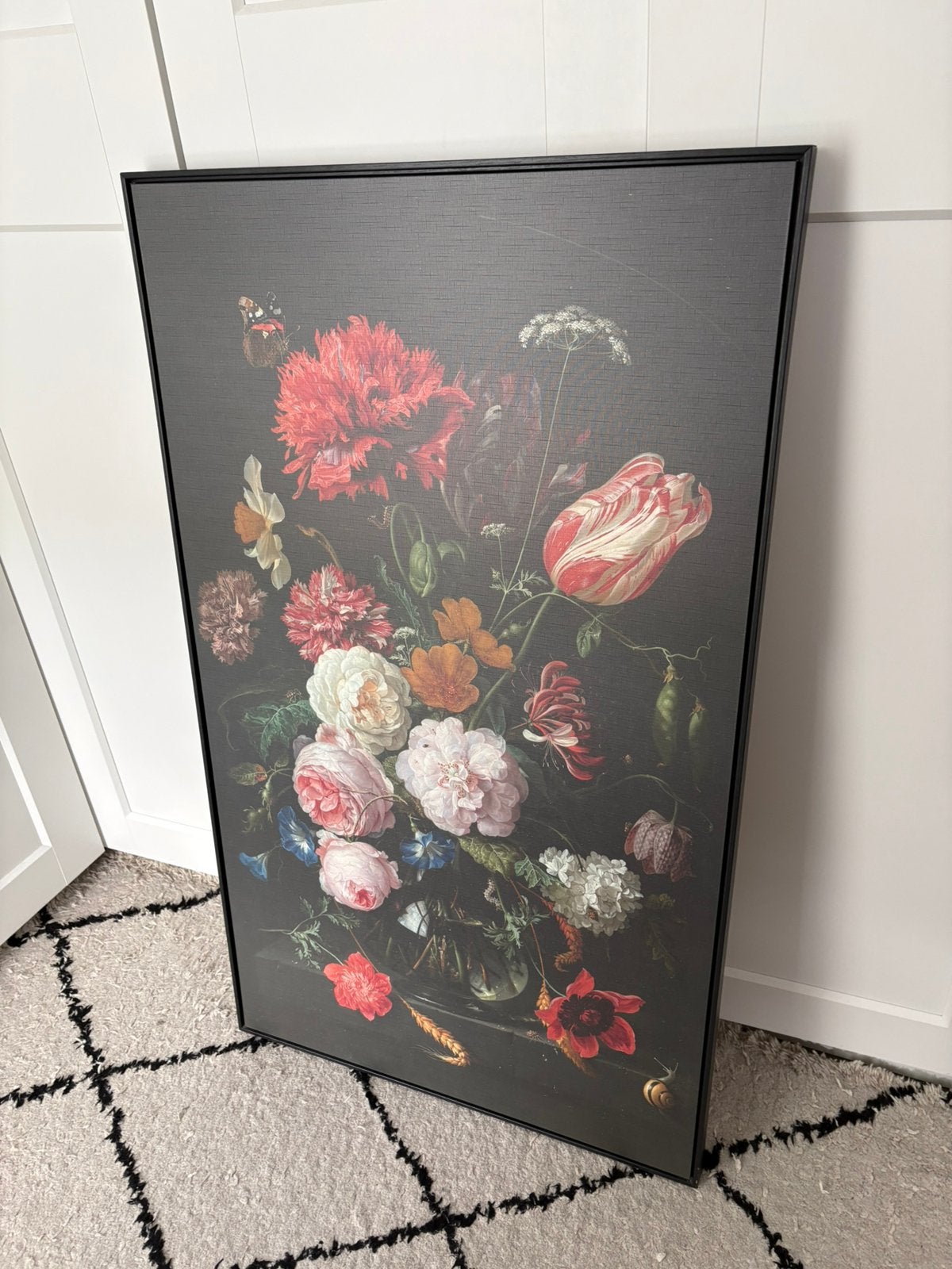 Jan Davidsz de Heem Schilderij Stilleven bloemen - 118x70 cm, Ophalen, Zo goed als nieuw