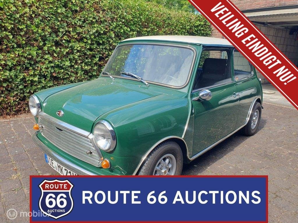 Mini Cooper S Mk III | 1971 | Route 66 Auctions, Auto's, Overige carrosserieën, Zwart, Bedrijf, Handgeschakeld