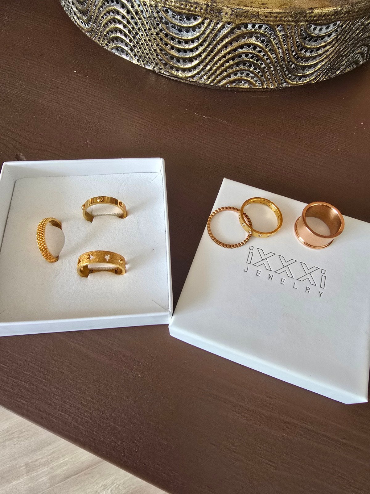 IXXXI ringen set: basisring (17mm) + 5 vulringen, Sieraden, Tassen en Uiterlijk, Ringen, Overige materialen, Nieuw, Ophalen of Verzenden