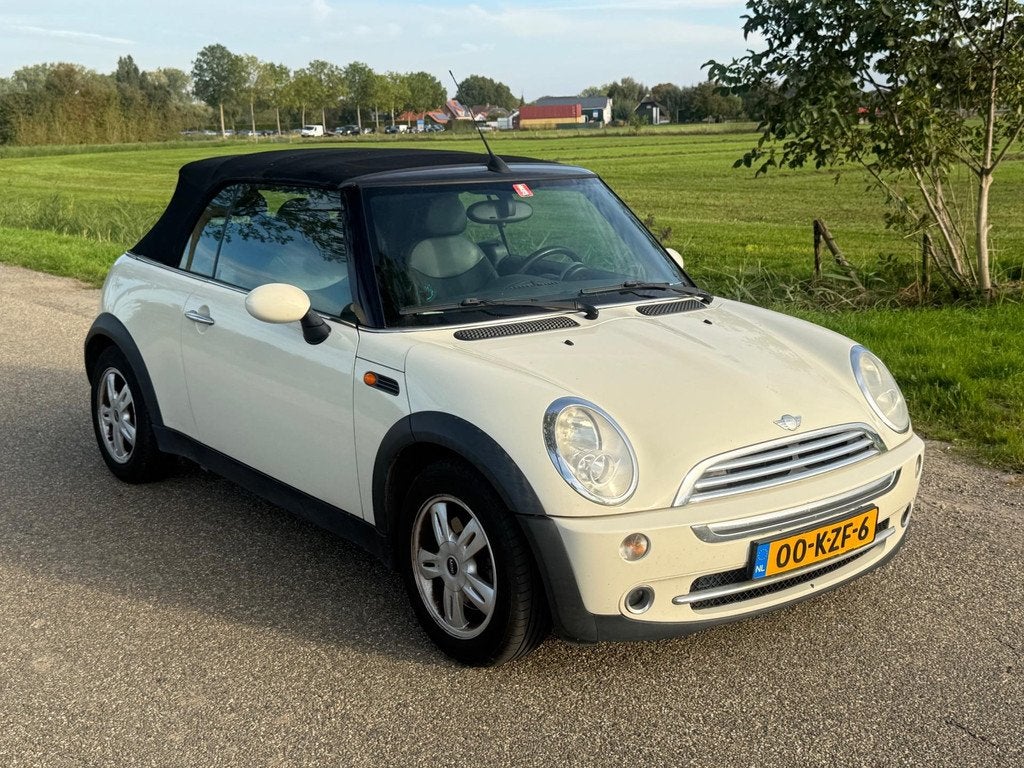 Mini Mini Cabrio 1.6 Cooper Airco APK 11-2026, Voorwielaandrijving, Gebruikt, Zwart, 4 cilinders