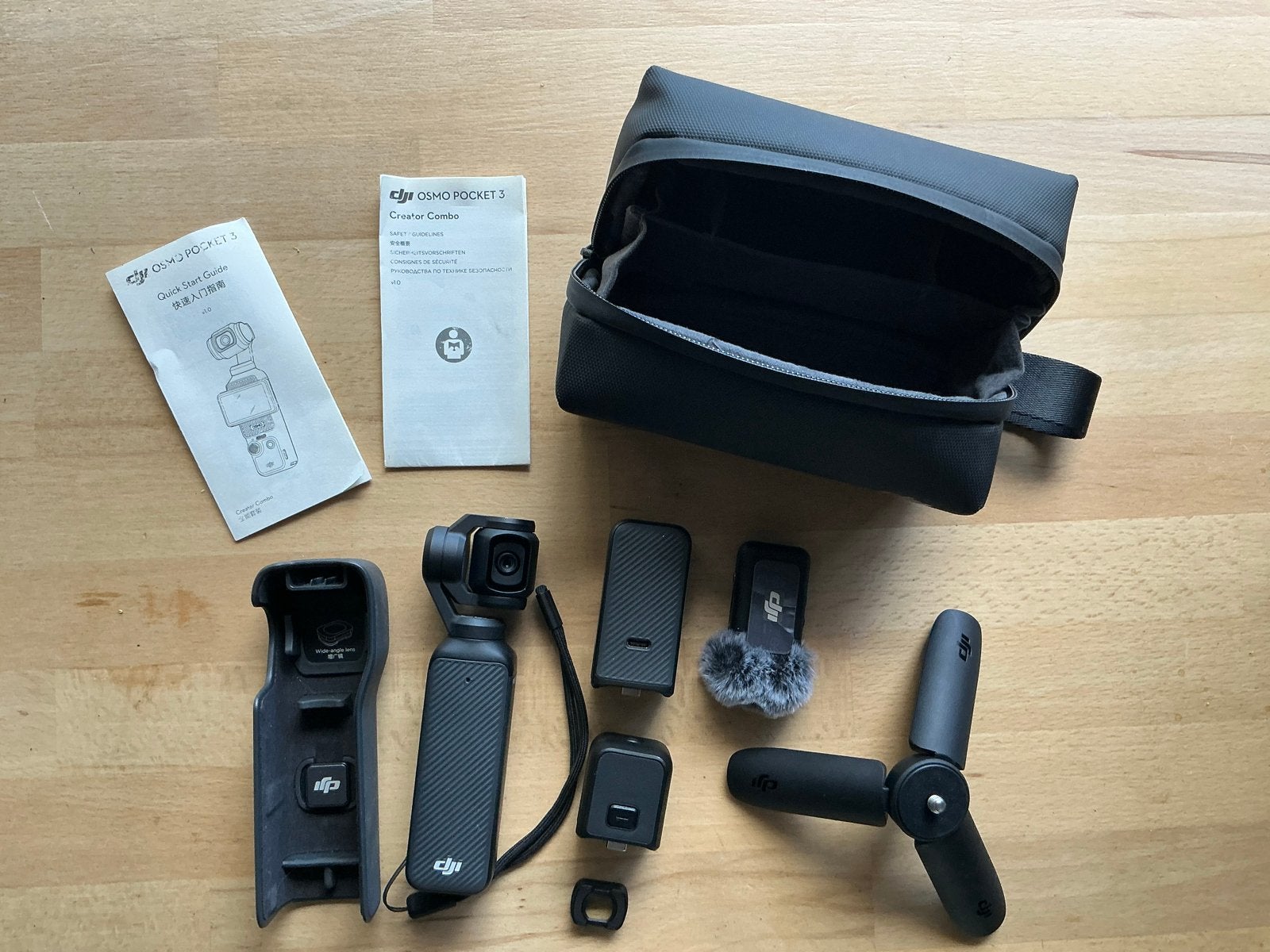 DJI Osmo Pocket 3 - Creator Combo, Ophalen, Beeldstabilisatie, Zo goed als nieuw, Accu