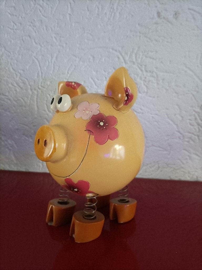 2 Spaarvarkens, Verzamelen, Spaarpotten, Ophalen, Zo goed als nieuw, Steen, Aardewerk of Keramiek, Dier