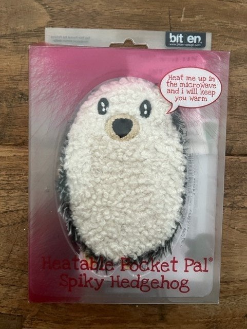 Pocket Pal pittenzak van Bitten Design Egel Spiky Hedgehog, Overige merken, Overige karakters, Overige typen, Grijs