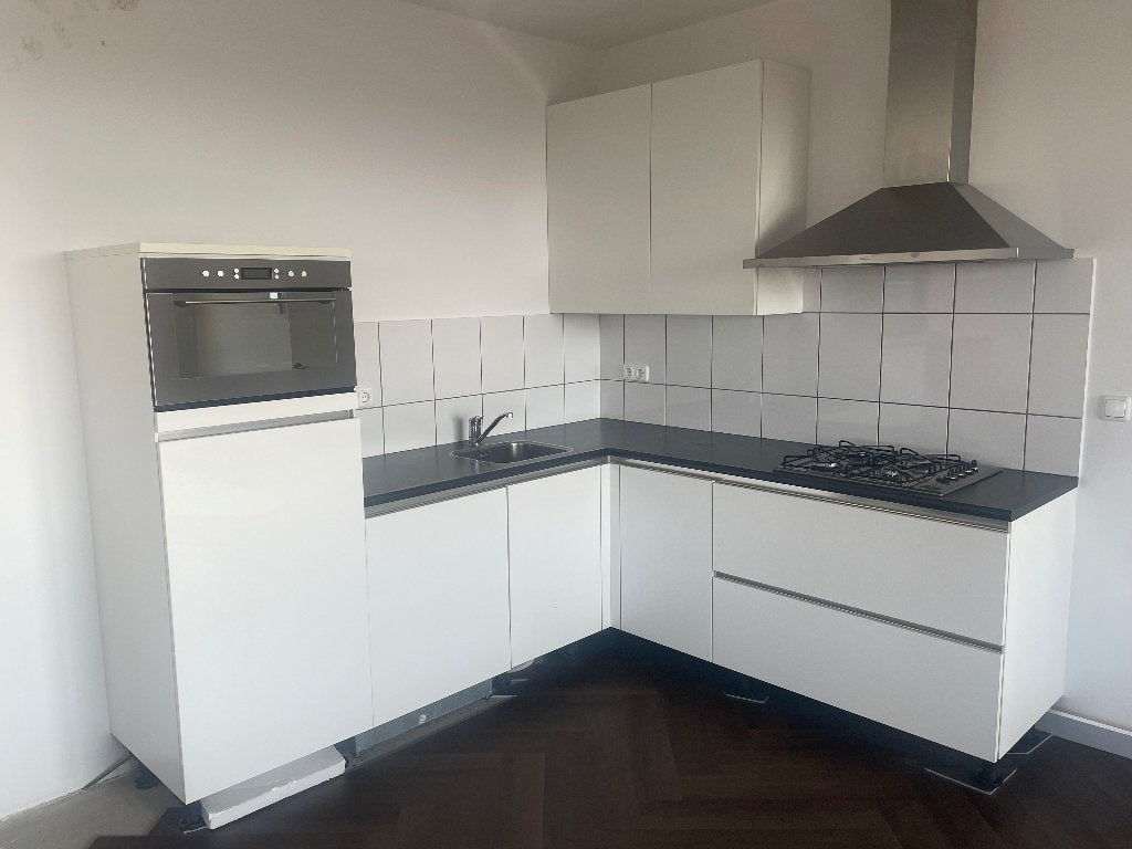 Moderne Keuken Compleet, Huis en Inrichting, Ophalen, Gebruikt, Wit, Hoekkeuken