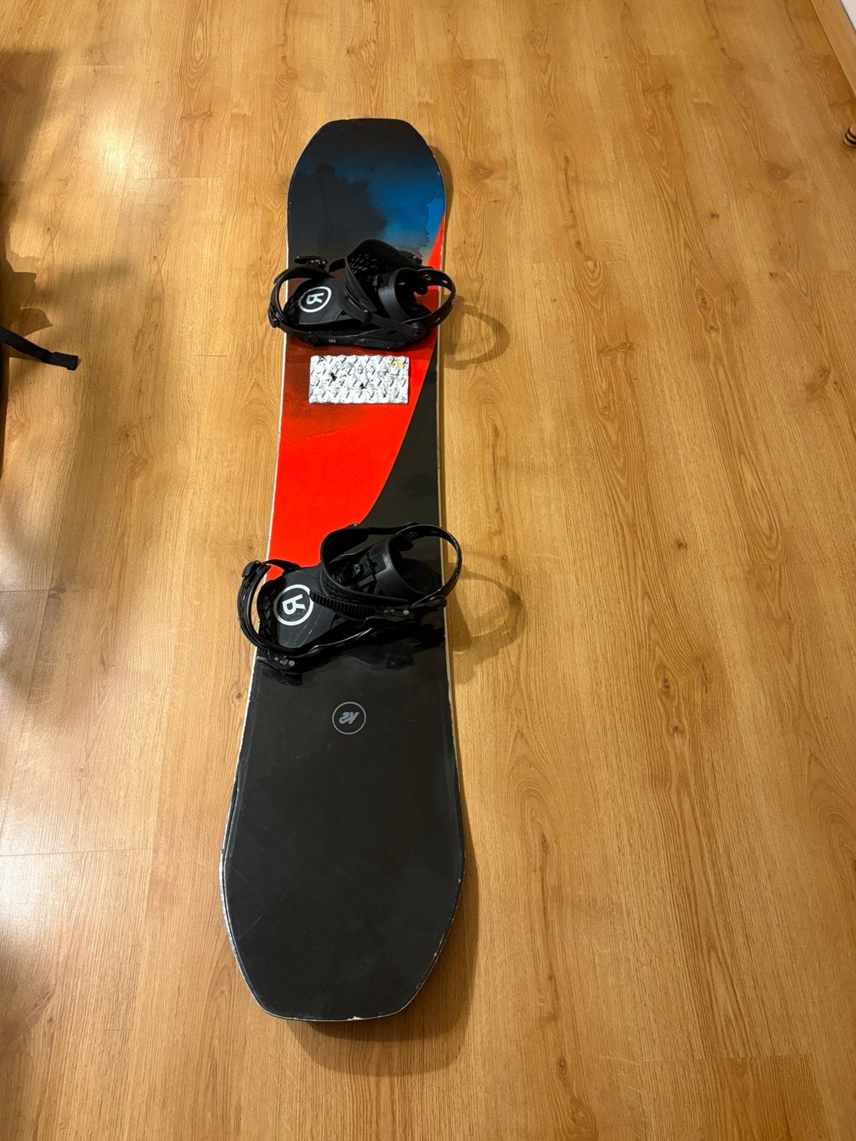 K2 Manifest 160W snowboard + bindingen + snowboardtas, Sport en Fitness, Ophalen of Verzenden, Zo goed als nieuw, Board