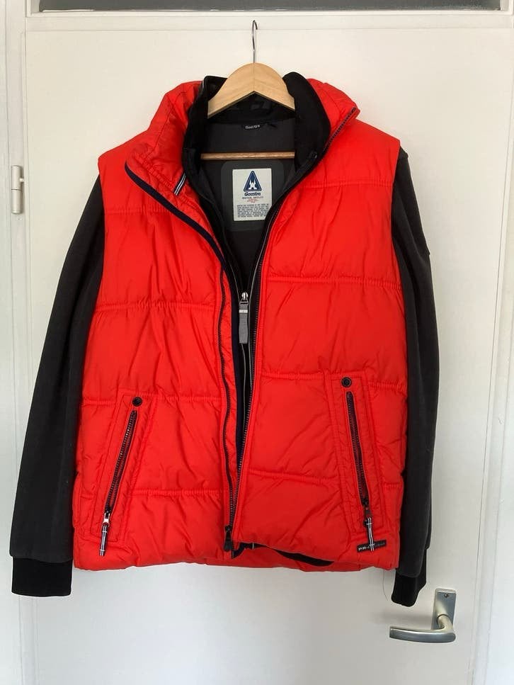 Gaastra fleecevest (grijs) & bodywarmer (oranje) - Maat L, Ophalen of Verzenden, Zo goed als nieuw, Maat 52/54 (L), Grijs
