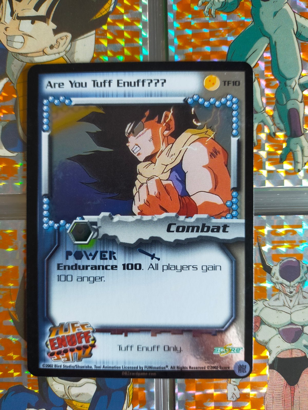 DBZ CCG Tuff Enuff Gohan TF10 Foil Kaart, Ophalen of Verzenden, Zo goed als nieuw, Losse kaart, Foil