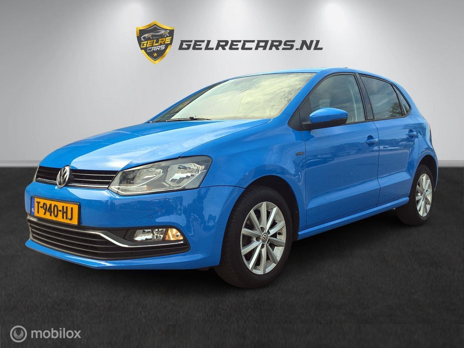 Volkswagen Polo 1.0 BlueMotion LOUNGE TOPSTAAT !, Auto's, Volkswagen, Voorwielaandrijving, Stof, Blauw, Handgeschakeld