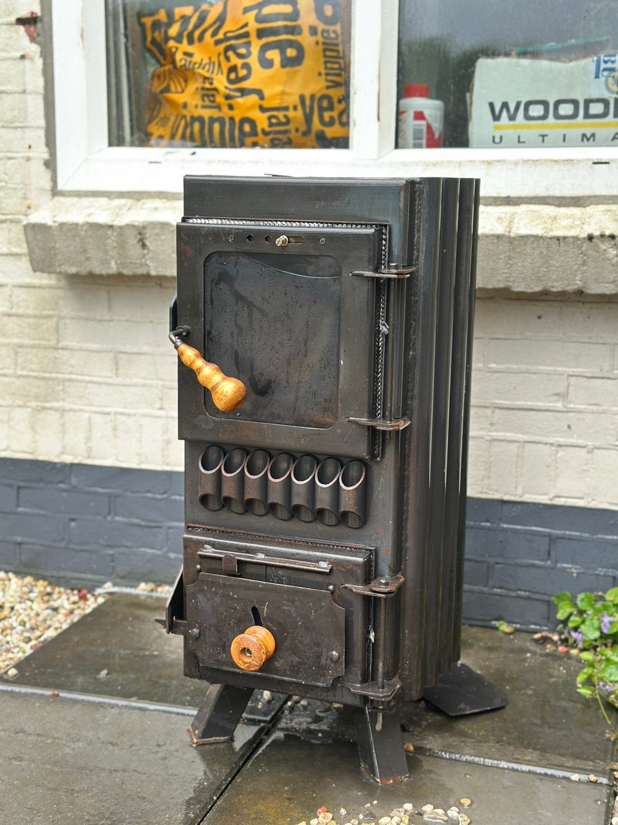 Houtkachel, Huis en Inrichting, Kachels, Ophalen, Zo goed als nieuw, Hout, Houtkachel