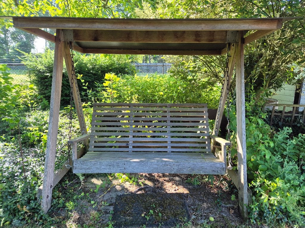 schommelbank, Tuin en Terras, Tuinmeubel-accessoires, Ophalen, Gebruikt