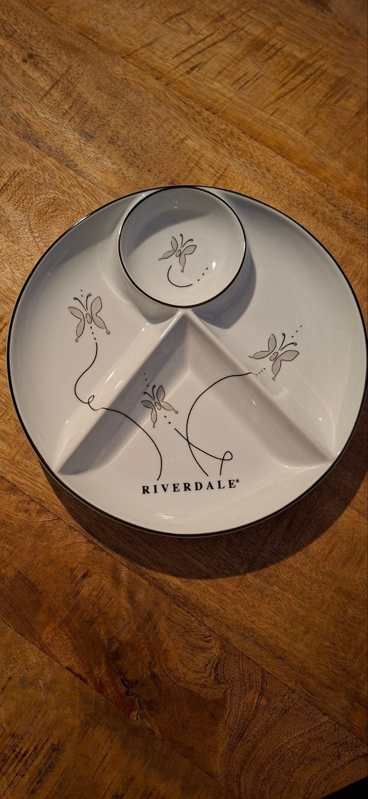 2 Serveerschalen Riverdale, Ophalen, Zo goed als nieuw, Overige stijlen, Schaal of Schalen