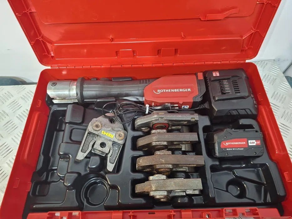 Rothenberger ROMAX 4000 accupers met bekken, Ophalen of Verzenden, Zo goed als nieuw, Overige typen, Overige merken