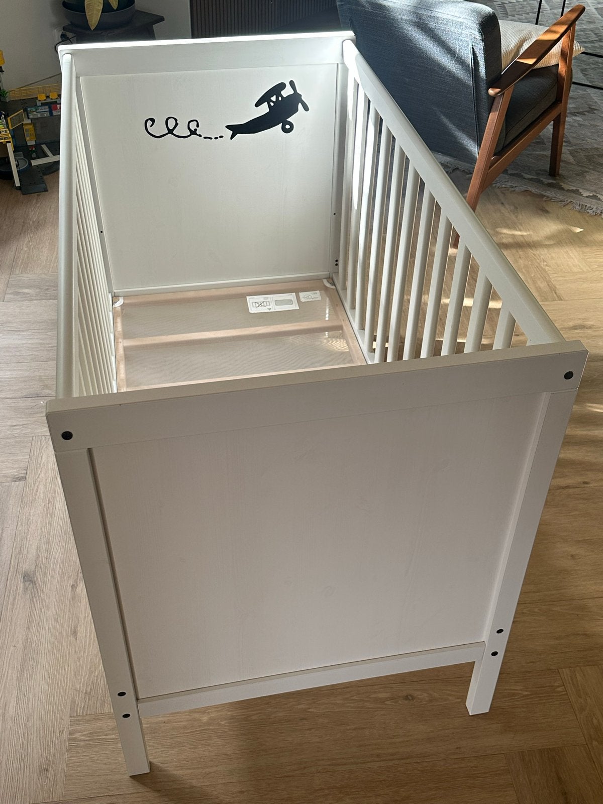 IKEA Sundvik Ledikant met Matras - Wit, Ophalen, Gebruikt, Ledikant