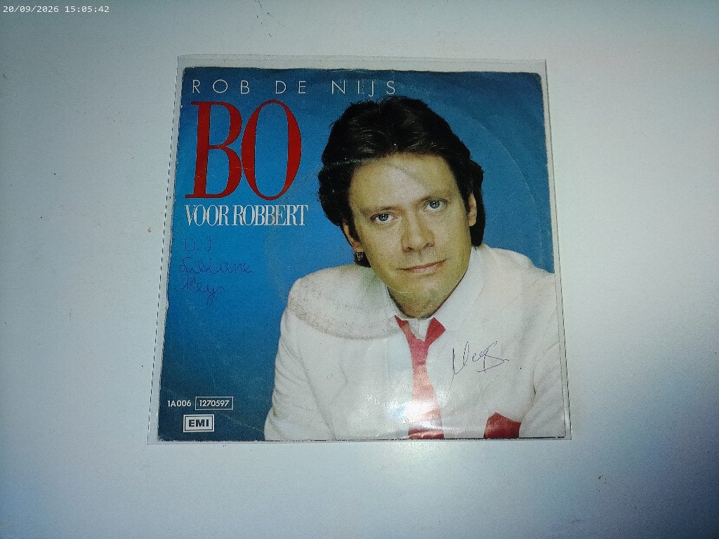 Rob de Nijs - Bo / Voor Robbert, Gebruikt, Fotohoes, 7 inch, Ophalen of Verzenden