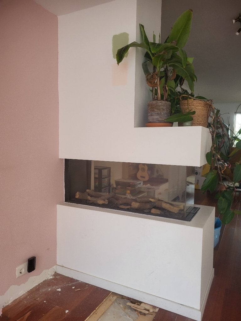 Gashaard doorkijk Bellfires, Ophalen, Gebruikt, Inbouwhaard, Gashaard