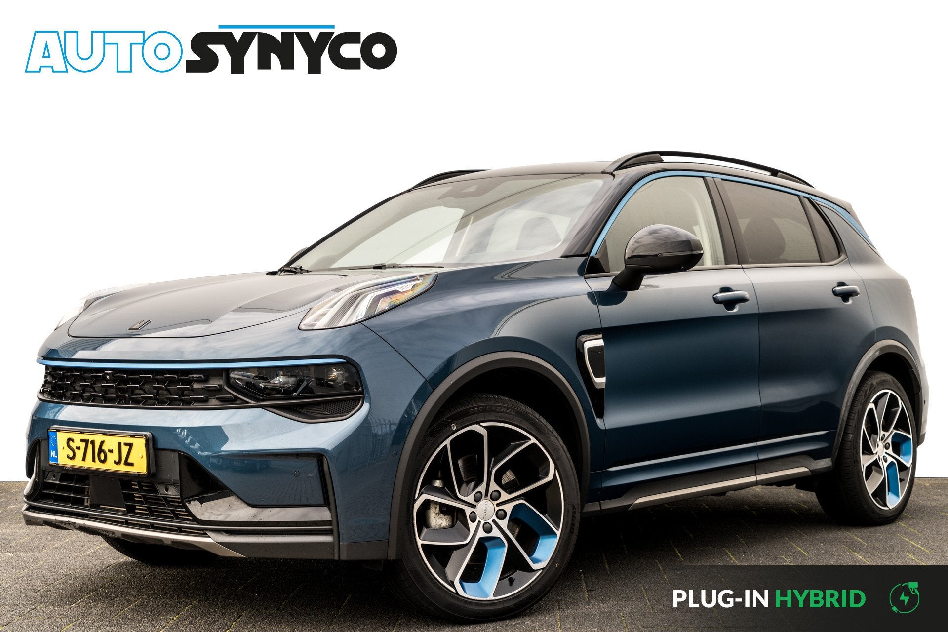 Lynk & Co 01 1.5 Plug-in Hybrid 262 Pk I Panoramadak I 75 km, Auto's, Stof, Met garantie (alle), Blauw, 120 €/maand