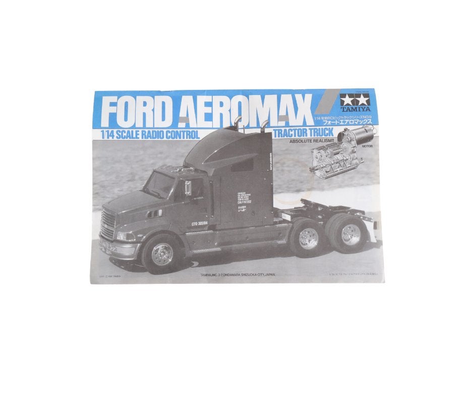 Tamiya 1/14 Ford Aeromax handleiding, Ophalen of Verzenden, Gebruikt, Overige schalen, Auto onroad