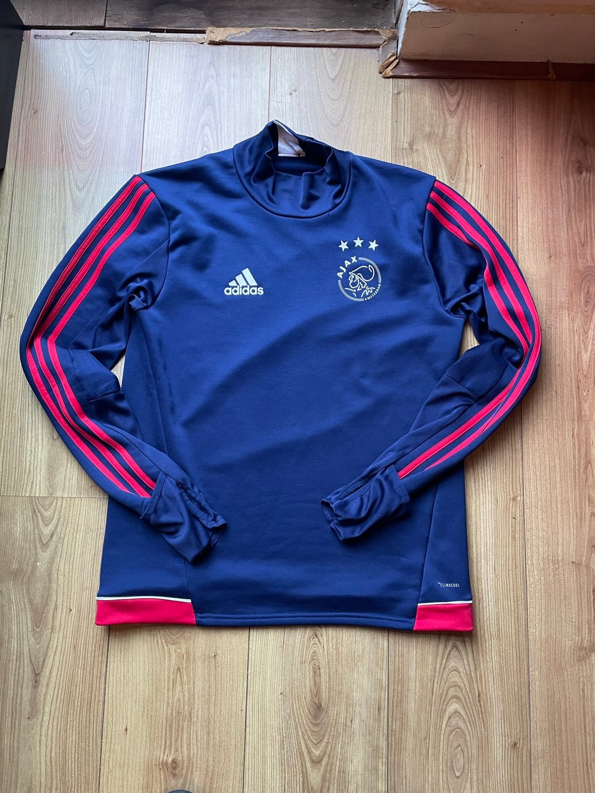Origineel trainingspak sweatshirt Ajax Amsterdam, Kleding | Heren, Ophalen of Verzenden, Zo goed als nieuw, Blauw, Voetbal