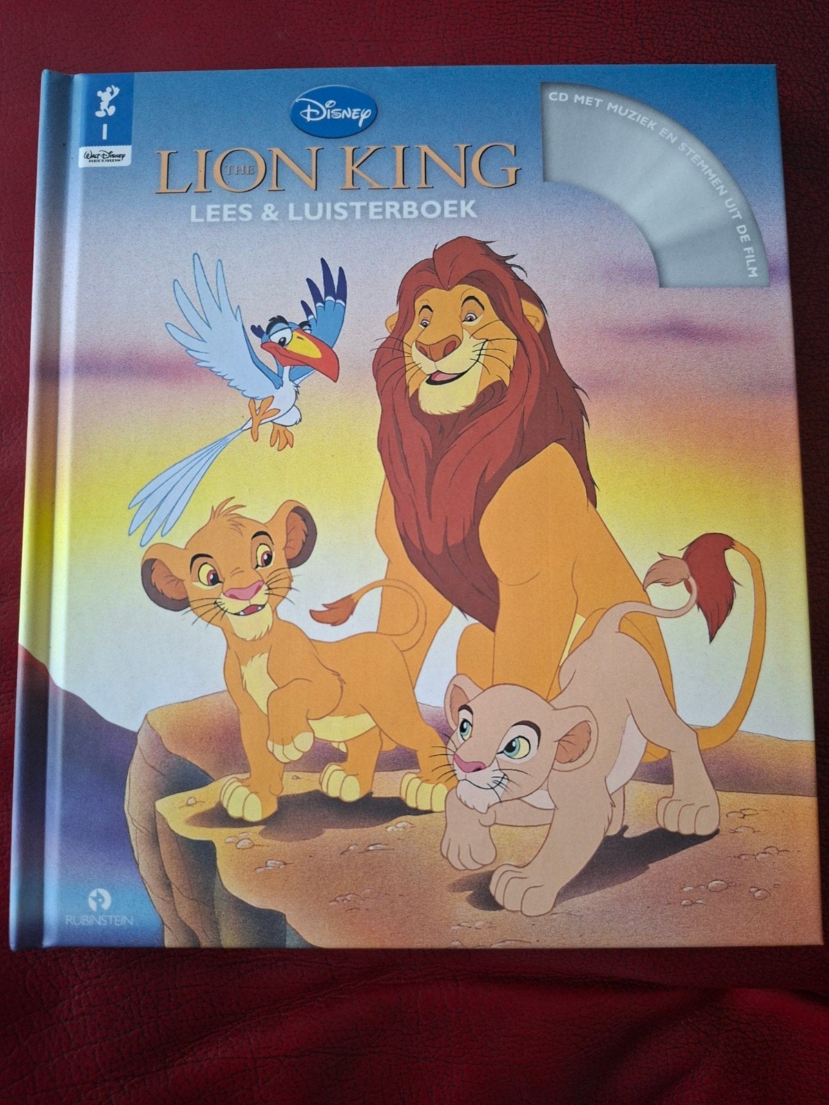 Disney De Leeuwenkoning Lees & Luisterboek met CD, Ophalen of Verzenden, Zo goed als nieuw, Disney, Sprookjes