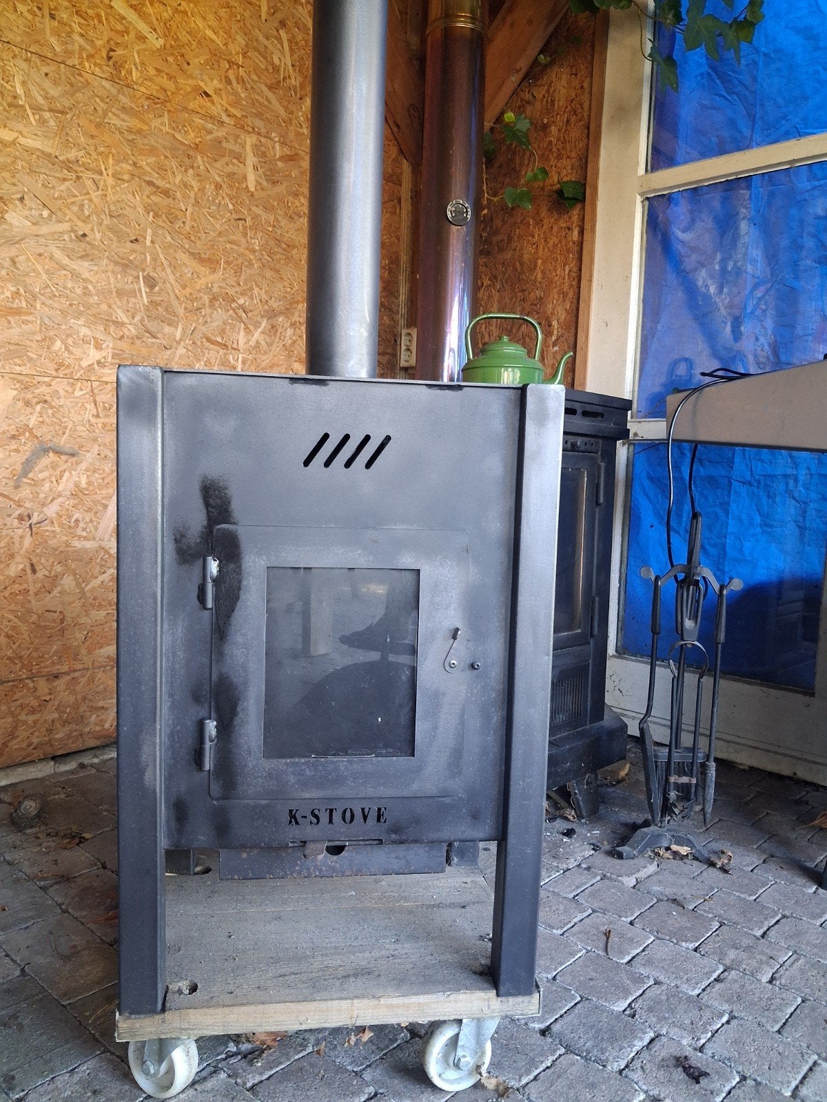K-Stove Pelletkachel voor Terras - Gebruikt, Ophalen, Gebruikt, Overige soorten