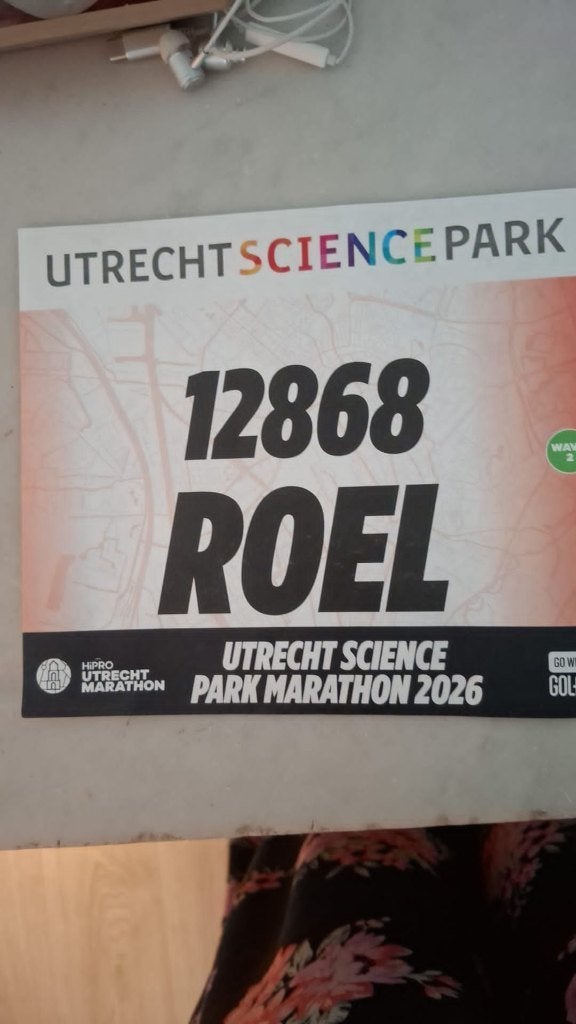 Startnummer Marathon Utrecht, Ophalen, Nieuw, Overige typen, Overige merken
