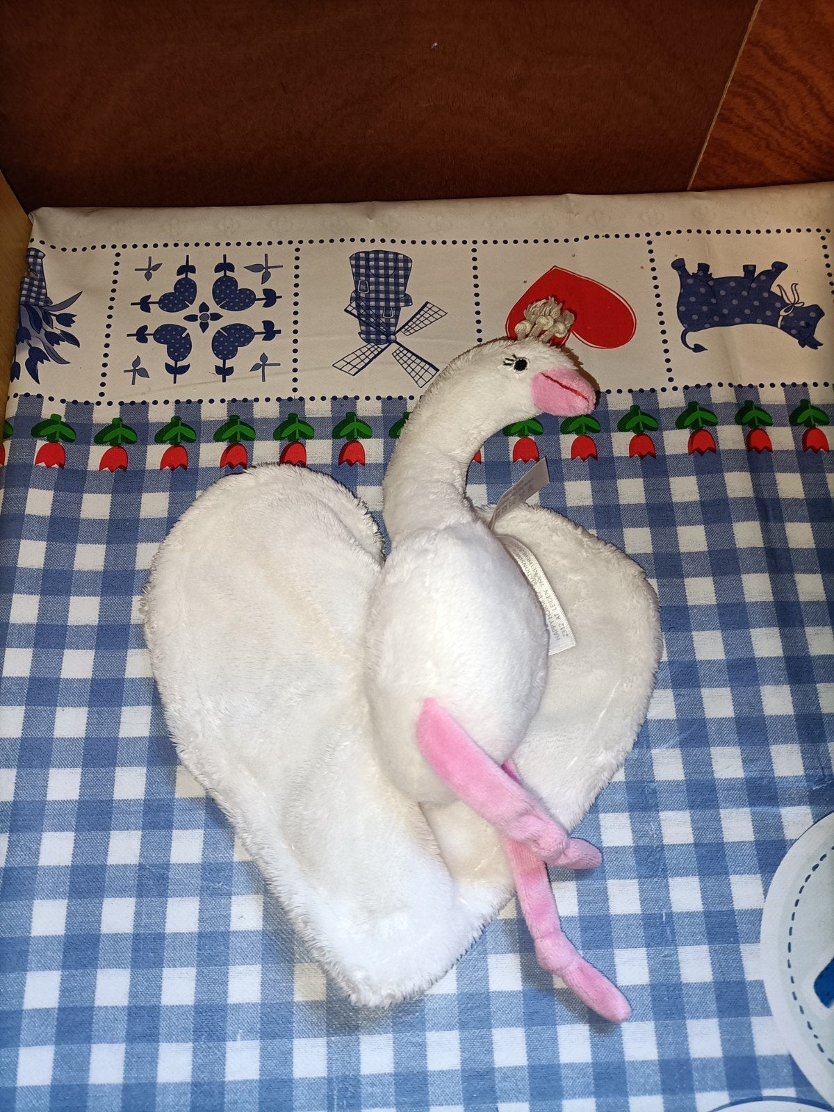 Happy Horse witte zwaan knuffeldoekje Sophia, Ophalen of Verzenden, Zo goed als nieuw, Overige typen