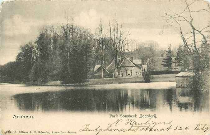 301-214-019 Arnhem Park Sonsbeek Boerderij, Verzenden, Voor 1920, Gelderland