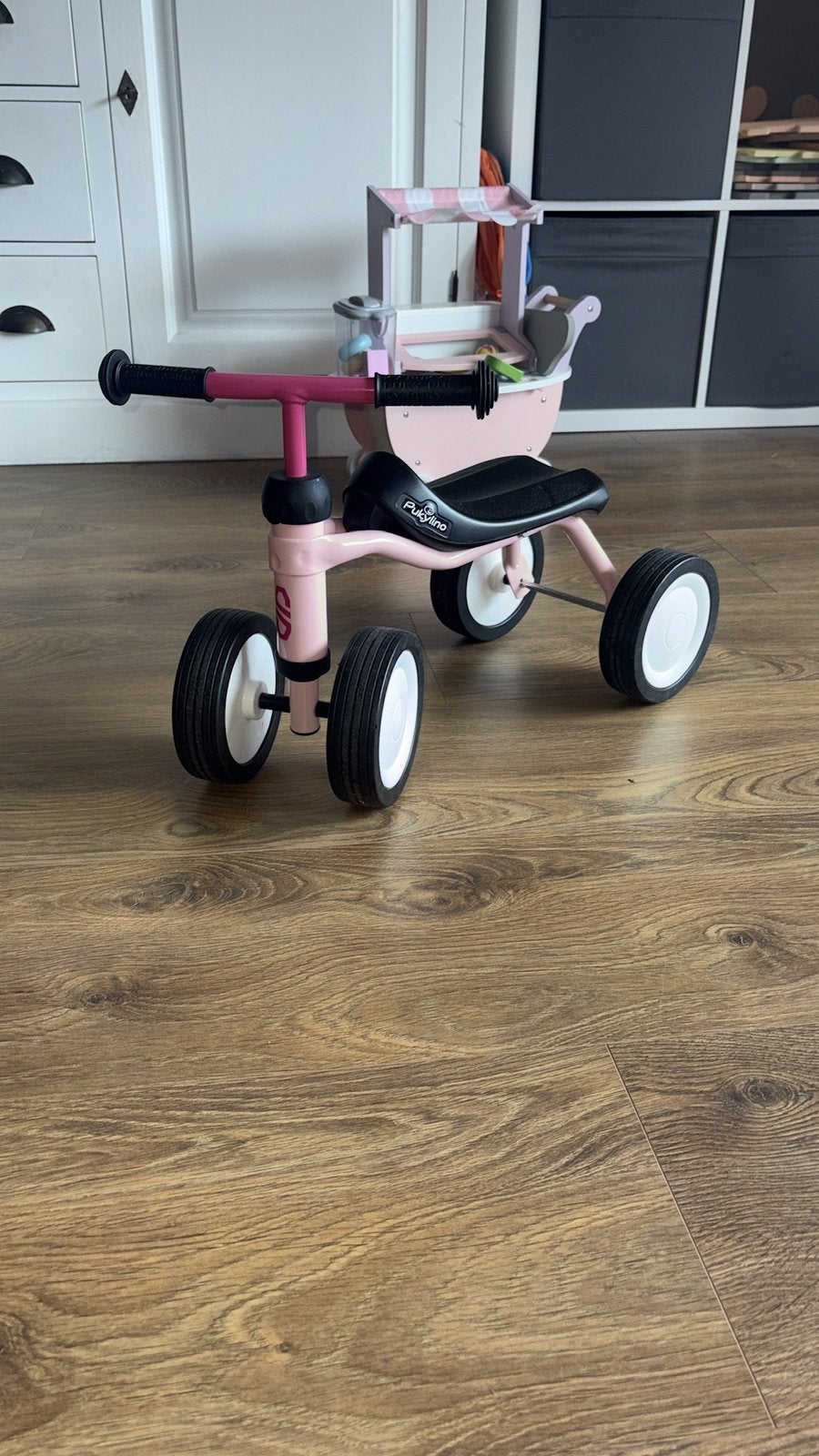 Loopfiets, Ophalen, Zo goed als nieuw