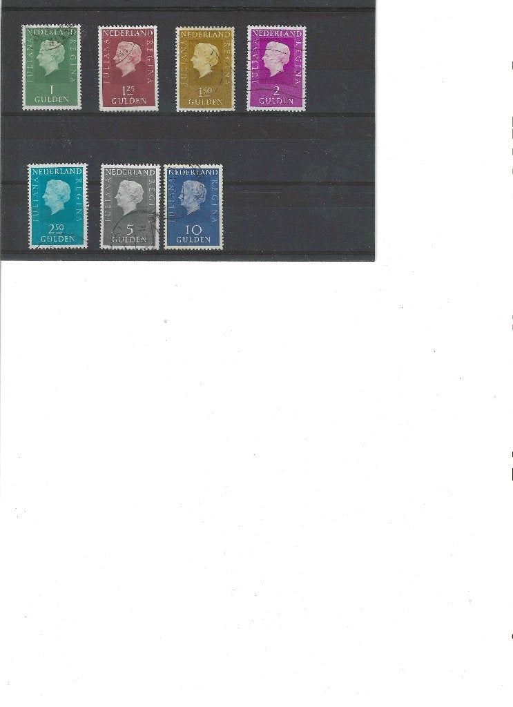 952-958 Koningin Juliana, Gestempeld, Ophalen of Verzenden, Na 1940, Gestempeld