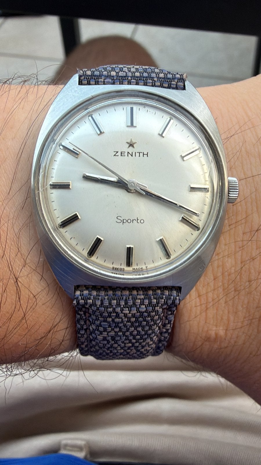 Zenith Horloge TOPSTAAT, Ophalen, Staal, Overige merken, 1960 of later