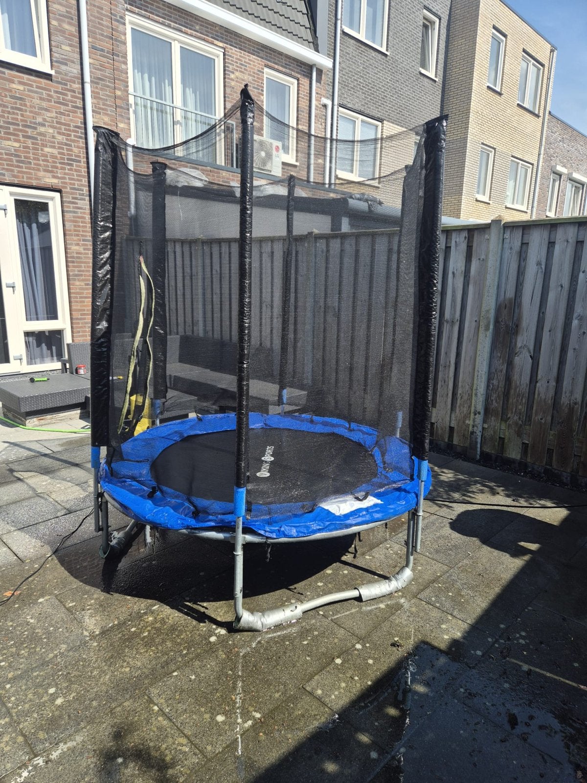 Trampoline 183 cm met veiligheidsnet - Max. 90 kg, Kinderen en Baby's, Speelgoed | Buiten | Trampolines, Ophalen, Gebruikt