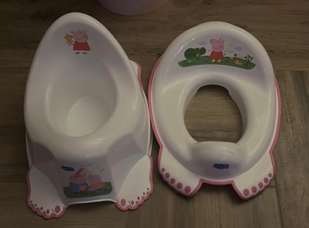 Peppa Pig wc pot  en wc verkleiner, Ophalen of Verzenden, Gebruikt, Overige typen