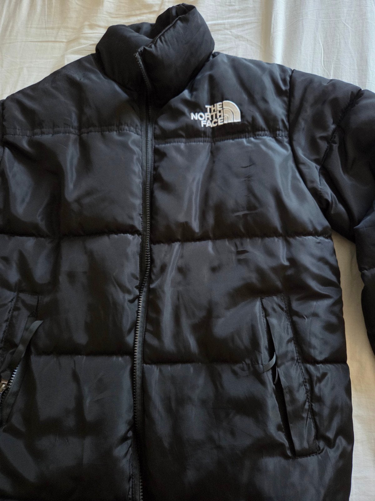 North face jas maat m, Verzenden, Zo goed als nieuw, Zwart