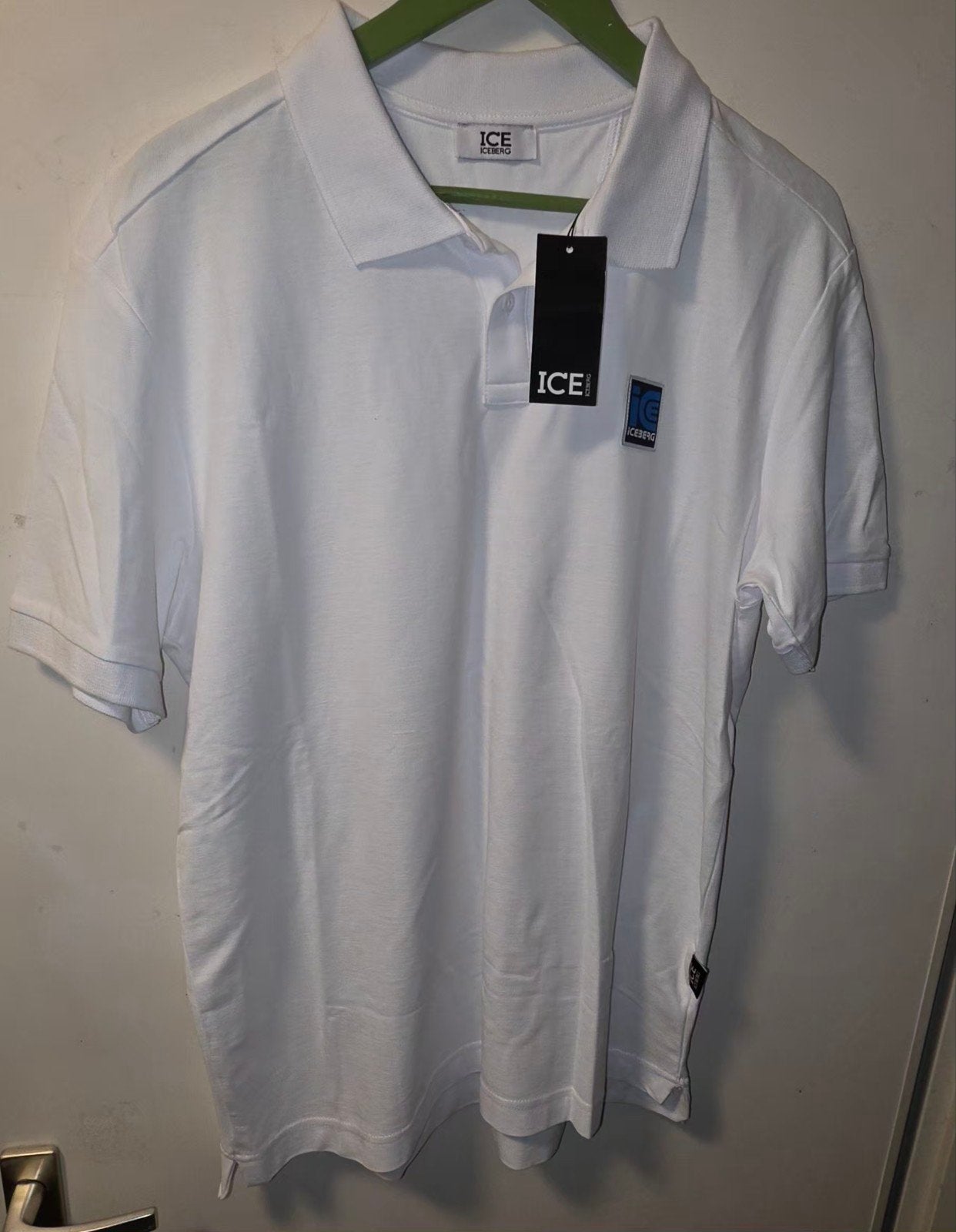 ICEBERG POLO WIT MAAT XL, Ophalen of Verzenden, Zo goed als nieuw, Maat 56/58 (XL), Wit