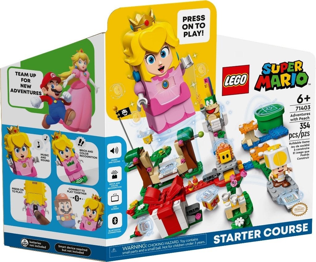 LEGO 71403 Adventures with Peach (Super Mario, Starter), Overige thema's, Nieuw, Ophalen of Verzenden, Complete set