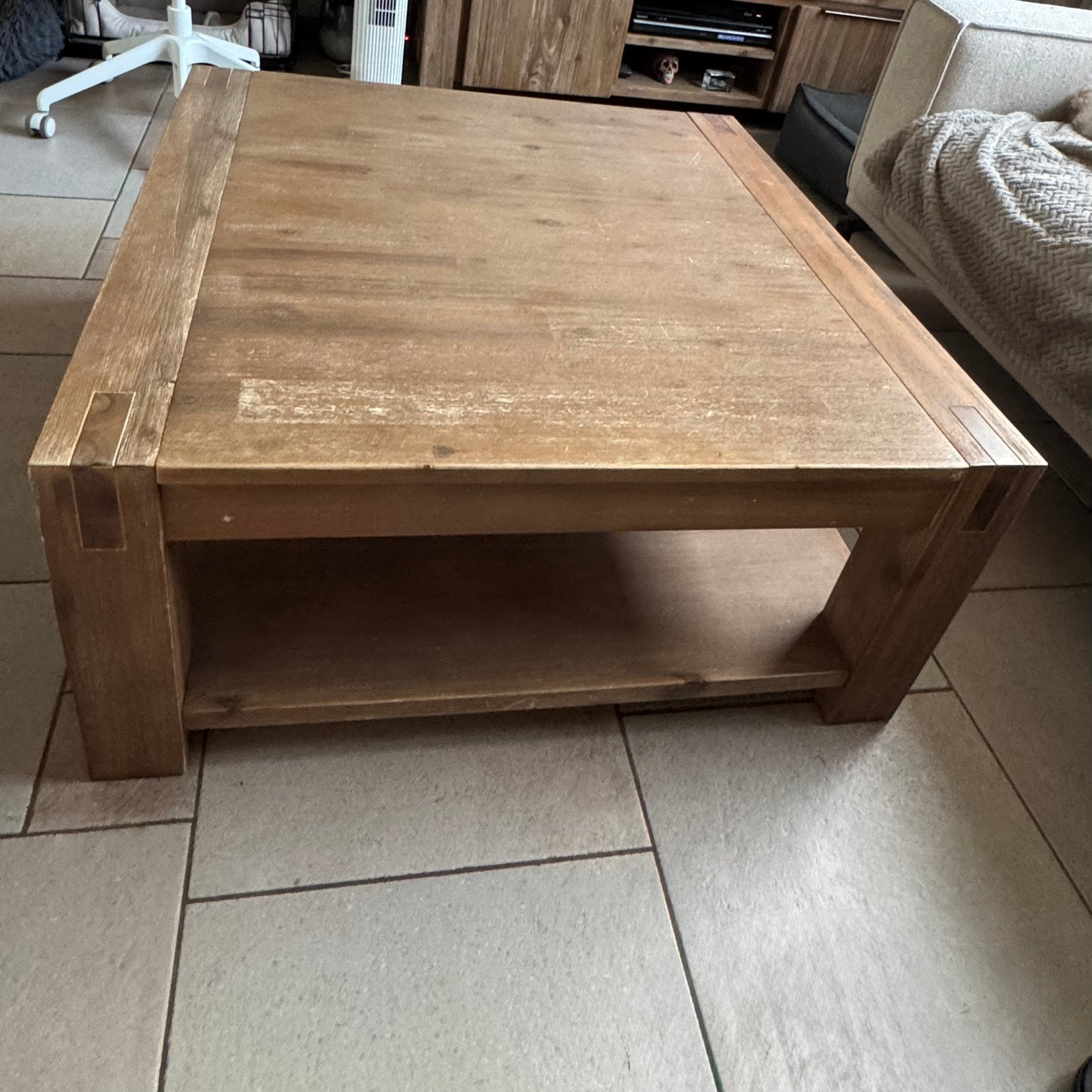 Houten salontafel ‘Pronto Salzburg’, Huis en Inrichting, Tafels | Salontafels, Ophalen, 100 tot 150 cm, 50 tot 100 cm, Zo goed als nieuw