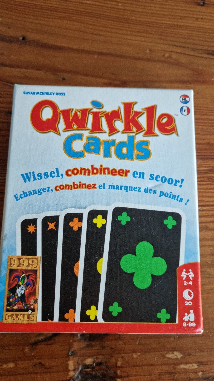 Qwirkle, Hobby en Vrije tijd, Een of twee spelers, Ophalen of Verzenden, Gebruikt, 999 Games