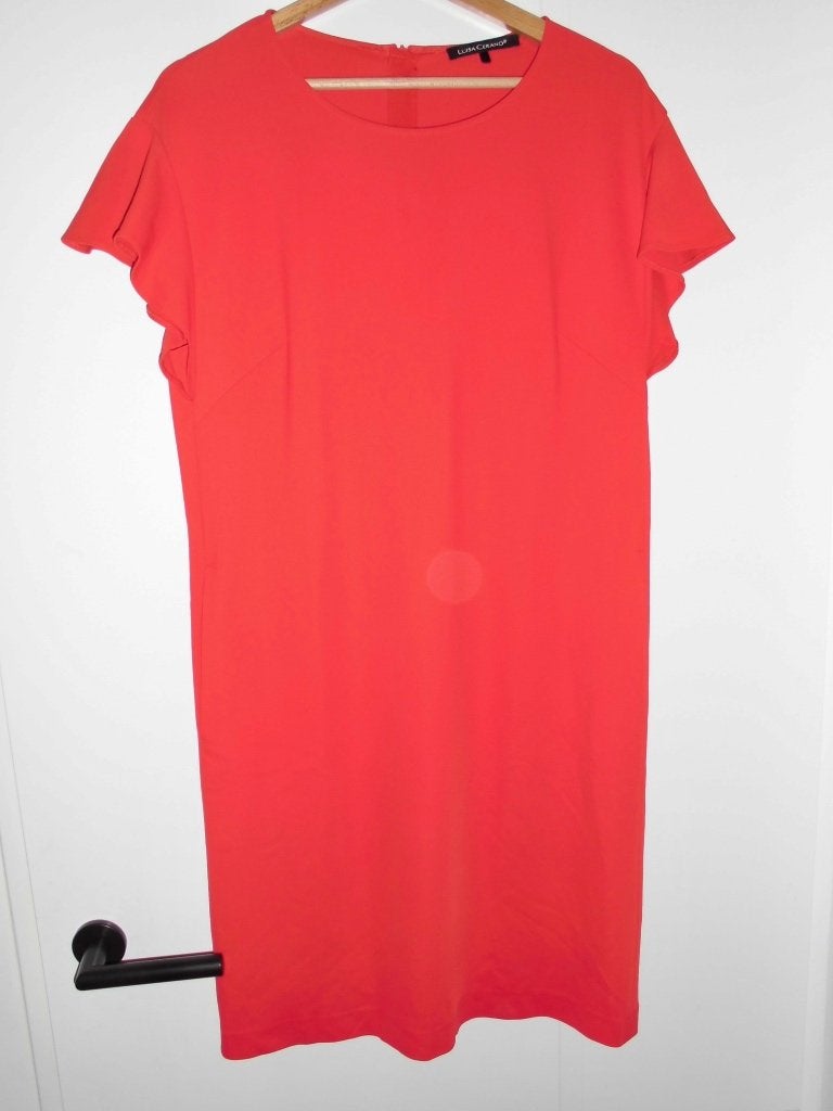 Luisa Cerano jurk maat 36 rood zgan, Kleding | Dames, Jurken, Ophalen of Verzenden, Zo goed als nieuw, Luisa Cerano, Maat 36 (S)