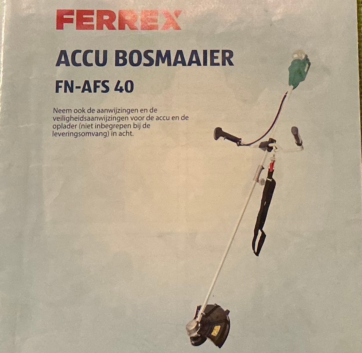 Gezocht……. Ferrex bosmaaier FN-AFS-40, Overige formaten, Overige typen, Ophalen of Verzenden, Zo goed als nieuw