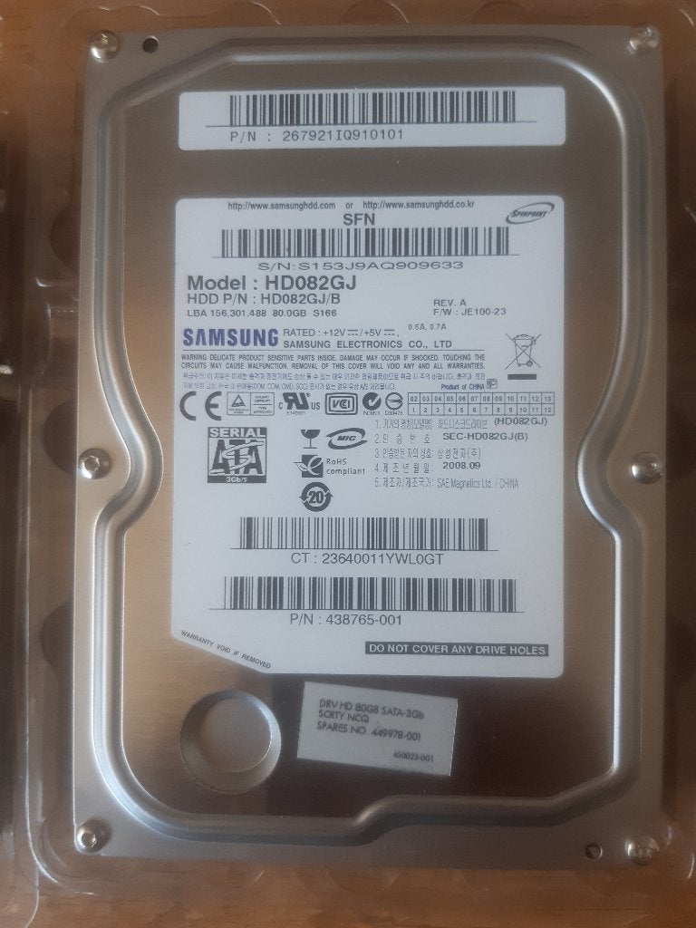 HDD schijven 80Gb, Computers en Software, Ophalen, Gebruikt, Desktop